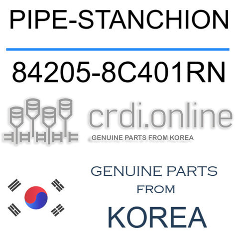 PIPE-STANCHION [ORIGINAL] 84205-8C401RN 842058C401RN 84205 8C401RN