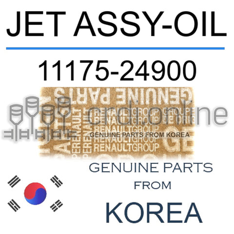 JET ASSY-OIL [ORIGINAL] 11175-24900 1117524900 11175 24900