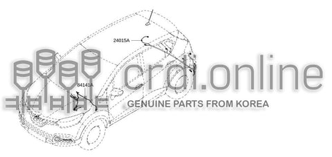 HARNESS-REAR BUMPER 24015-2782R 240152782R 24015 2782R