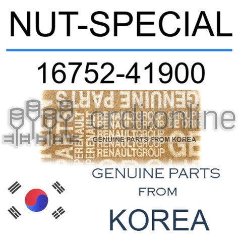 NUT-SPECIAL [ORIGINAL] 16752-41900 1675241900 16752 41900