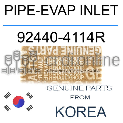 PIPE-EVAP INLET [ORIGINAL] 92440-4114R 924404114R 92440 4114R