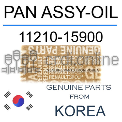 PAN ASSY-OIL [ORIGINAL] 11210-15900 1121015900 11210 15900