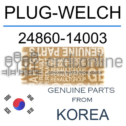 PLUG-WELCH [ORIGINAL] 24860-14003 2486014003 24860 14003