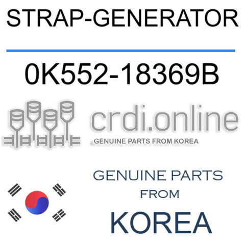 STRAP-GENERATOR 0K552-18369B 0K55218369B 0K552 18369B