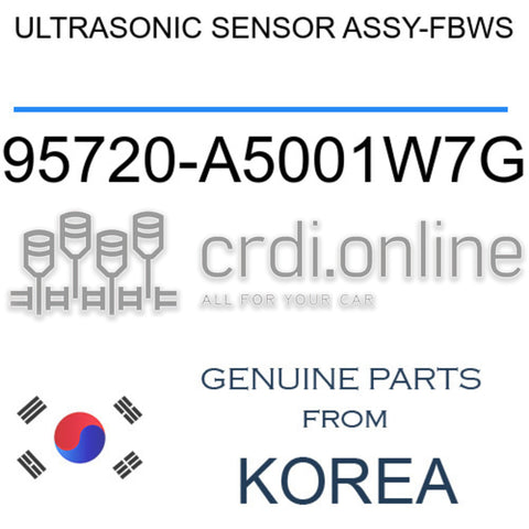 ULTRASONIC SENSOR ASSY-FBWS 95720-A5001W7G 95720A5001W7G 95720 A5001W7G