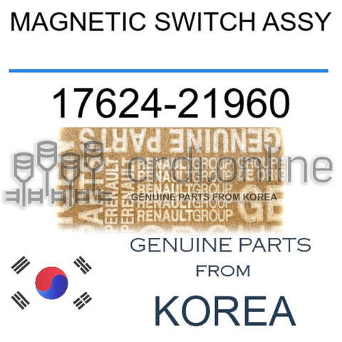 MAGNETIC SWITCH ASSY [ORIGINAL] 17624-21960 1762421960 17624 21960
