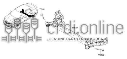 AXLE ASSY-REAR 55501-6253R 555016253R 55501 6253R