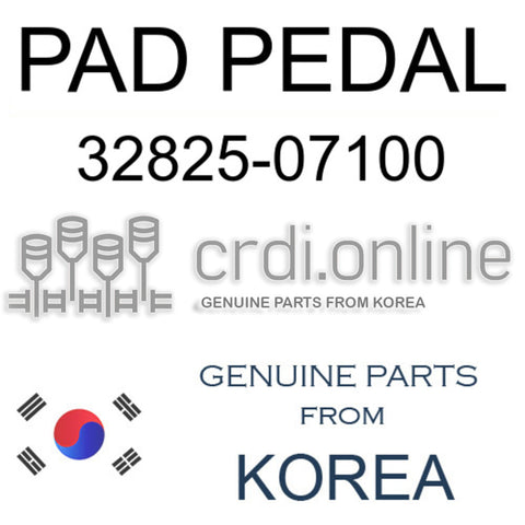 PAD PEDAL [ORIGINAL] 32825-07100 3282507100 32825 07100