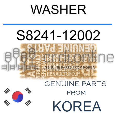 WASHER [ORIGINAL] S8241-12002 S824112002 S8241 12002