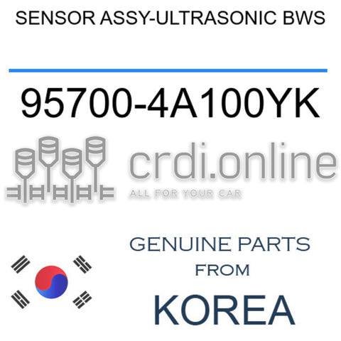 SENSOR ASSY-ULTRASONIC BWS [ORIGINAL] 95700-4A100YK 957004A100YK 95700 4A100YK