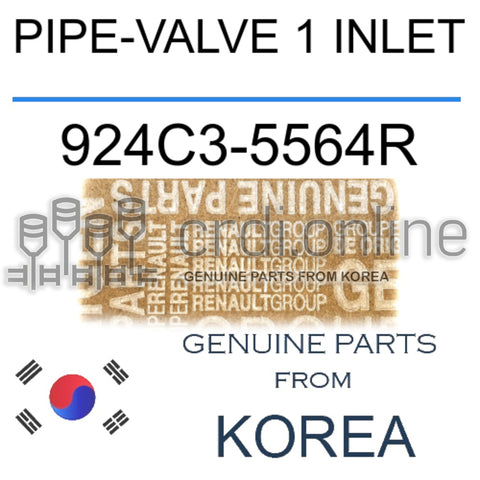 PIPE-VALVE 1 INLET [ORIGINAL] 924C3-5564R 924C35564R 924C3 5564R