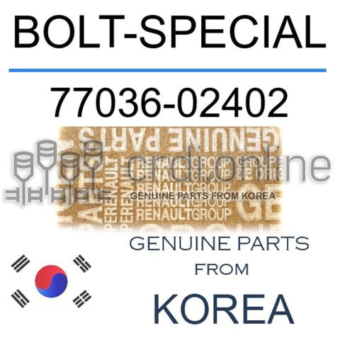 BOLT-SPECIAL [ORIGINAL] 77036-02402 7703602402 77036 02402
