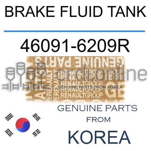 BRAKE FLUID TANK [ORIGINAL] 46091-6209R 460916209R 46091 6209R