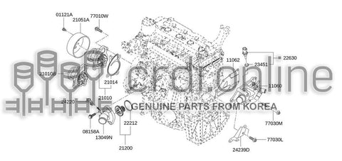 THERMOSTAT ASSY 21200-1296R 212001296R 21200 1296R