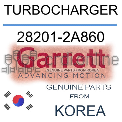 TURBOCHARGER [GARRETT] 28201-2A860 282012A860 28201 2A860