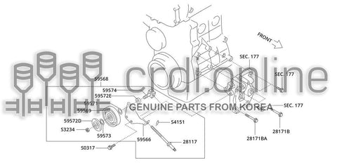 PULLEY ASSY-IDLER 28110-41920 2811041920 28110 41920