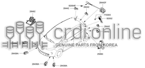 SENSOR UNIT-DISTANCE 28442-0753R 284420753R 28442 0753R