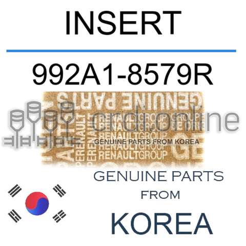 INSERT [ORIGINAL] 992A1-8579R 992A18579R 992A1 8579R