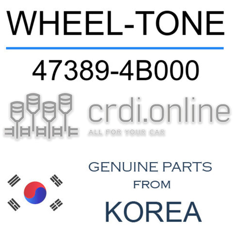 WHEEL-TONE [ORIGINAL] 47389-4B000 473894B000 47389 4B000