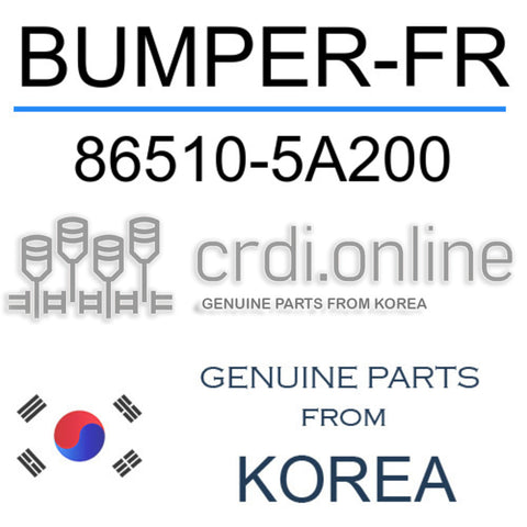 [ORIGINAL] BUMPER-FR 86510-5A200 865105A200 86510 5A200