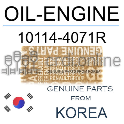OIL-ENGINE [ORIGINAL] 10114-4071R 101144071R 10114 4071R