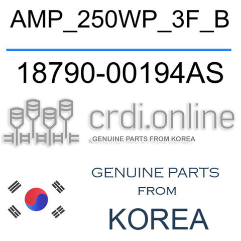 AMP_250WP_3F_B 18790-00194AS 1879000194AS 18790 00194AS