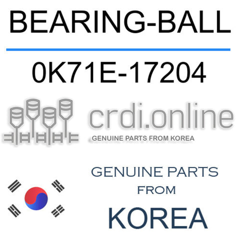 BEARING-BALL 0K71E-17204 0K71E17204 0K71E 17204