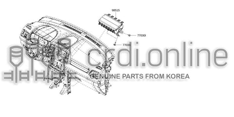 MODULE ASSY-AIR BAGASSISTANT 98525-1500R 985251500R 98525 1500R