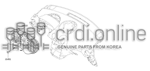 METER ASSY-COMBINATION [ORIGINAL] 24810-3352R 248103352R 24810 3352R