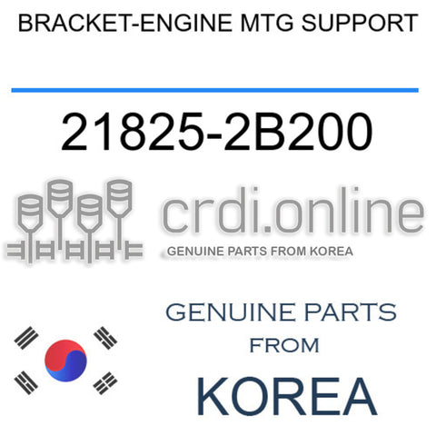 BRACKET-ENGINE MTG SUPPORT [ORIGINAL] 21825-2B200 218252B200 21825 2B200