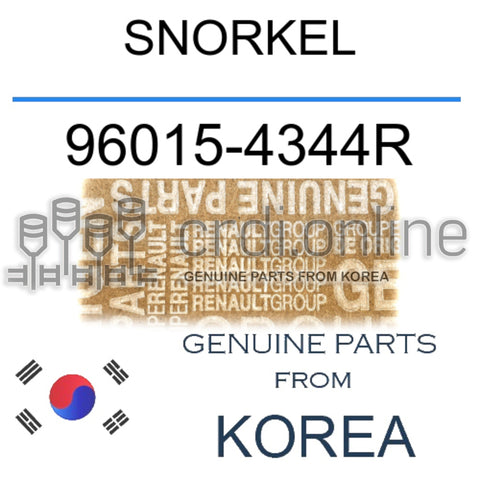 SNORKEL [ORIGINAL] 96015-4344R 960154344R 96015 4344R