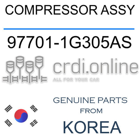 COMPRESSOR ASSY [ORIGINAL] 97701-1G305AS 977011G305AS 97701 1G305AS
