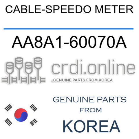 CABLE-SPEEDO METER [ORIGINAL] AA8A1-60070A AA8A160070A AA8A1 60070A