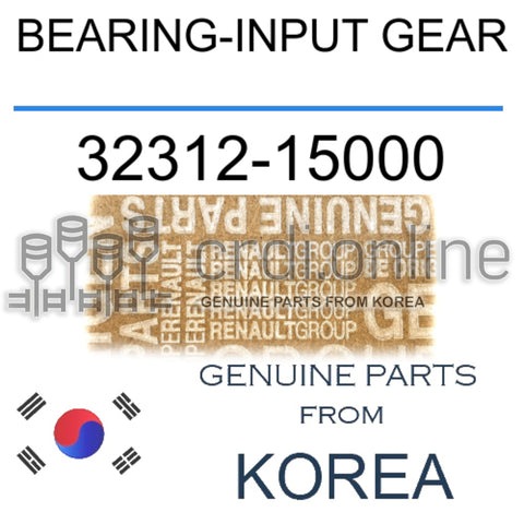 BEARING-INPUT GEAR [ORIGINAL] 32312-15000 3231215000 32312 15000