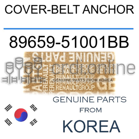 COVER-BELT ANCHOR [ORIGINAL] 89659-51001BB 8965951001BB 89659 51001BB