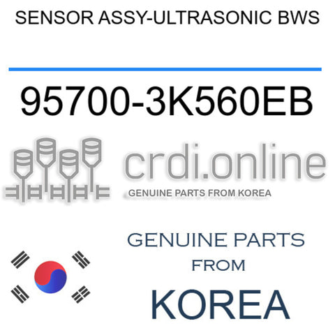 SENSOR ASSY-ULTRASONIC BWS [ORIGINAL] 95700-3K560EB 957003K560EB 95700 3K560EB