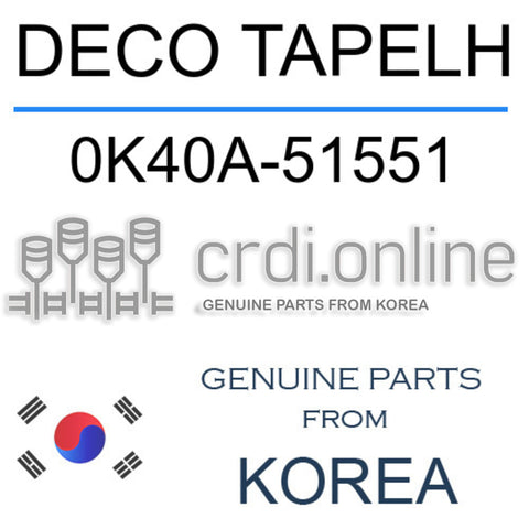 DECO TAPELH [ORIGINAL] 0K40A-51551 0K40A51551 0K40A 51551