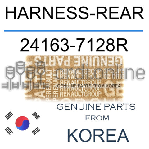 HARNESS-REAR [ORIGINAL] 24163-7128R 241637128R 24163 7128R