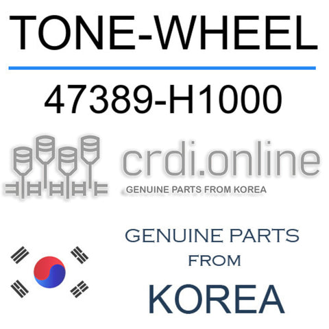 TONE-WHEEL [ORIGINAL] 47389-H1000 47389H1000 47389 H1000