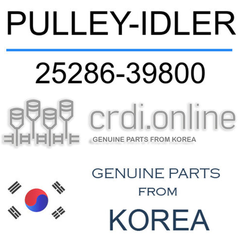 PULLEY-IDLER [ORIGINAL] 25286-39800 2528639800 25286 39800