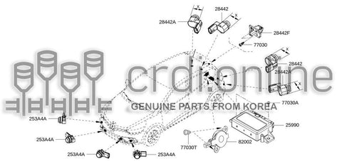 SENSOR UNIT-DISTANCE 253A4-4101R 253A44101R 253A4 4101R