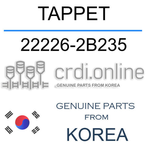 TAPPET [ORIGINAL] 22226-2B235 222262B235 22226 2B235