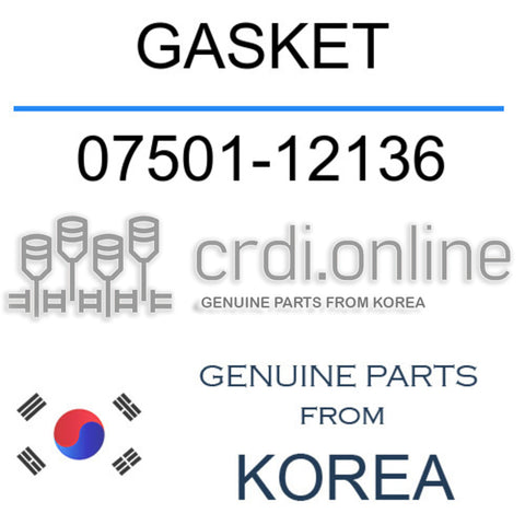 GASKET [ORIGINAL] 07501-12136 0750112136 07501 12136