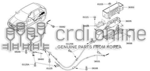 ACTUATOR-PARKING BRAKE 36010-6840R 360106840R 36010 6840R