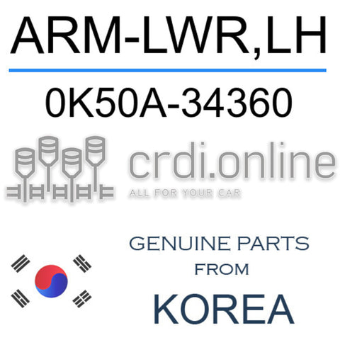 ARM-LWR,LH 0K50A-34360 0K50A34360 0K50A 34360