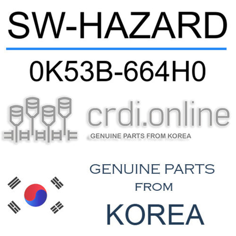 SW-HAZARD [ORIGINAL] 0K53B-664H0 0K53B664H0 0K53B 664H0