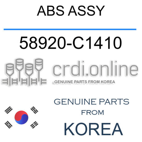 ABS ASSY [ORIGINAL] 58920-C1410 58920C1410 58920 C1410