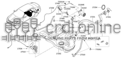 PUMP MODULE ASSY-FUEL 17202-0067R 172020067R 17202 0067R