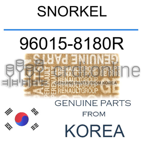 SNORKEL [ORIGINAL] 96015-8180R 960158180R 96015 8180R