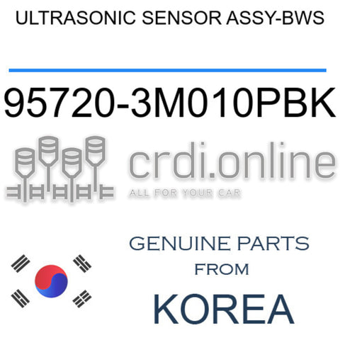 ULTRASONIC SENSOR ASSY-BWS 95720-3M010PBK 957203M010PBK 95720 3M010PBK